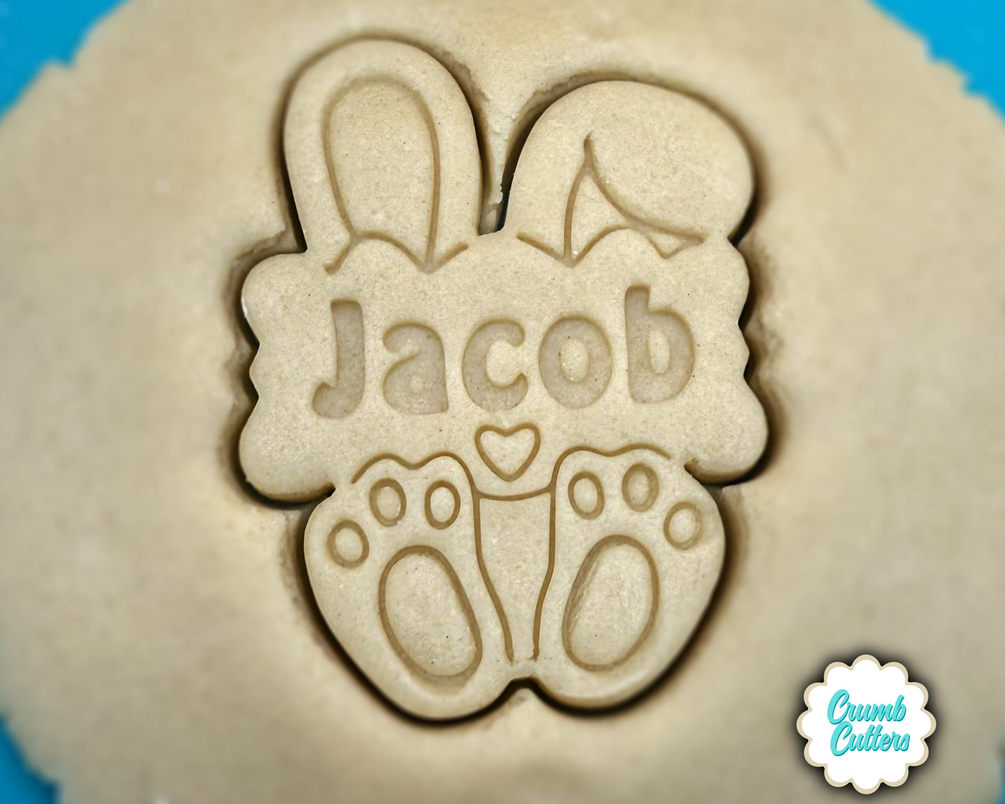 Custom Bunny Cookie Cutter & Stamp