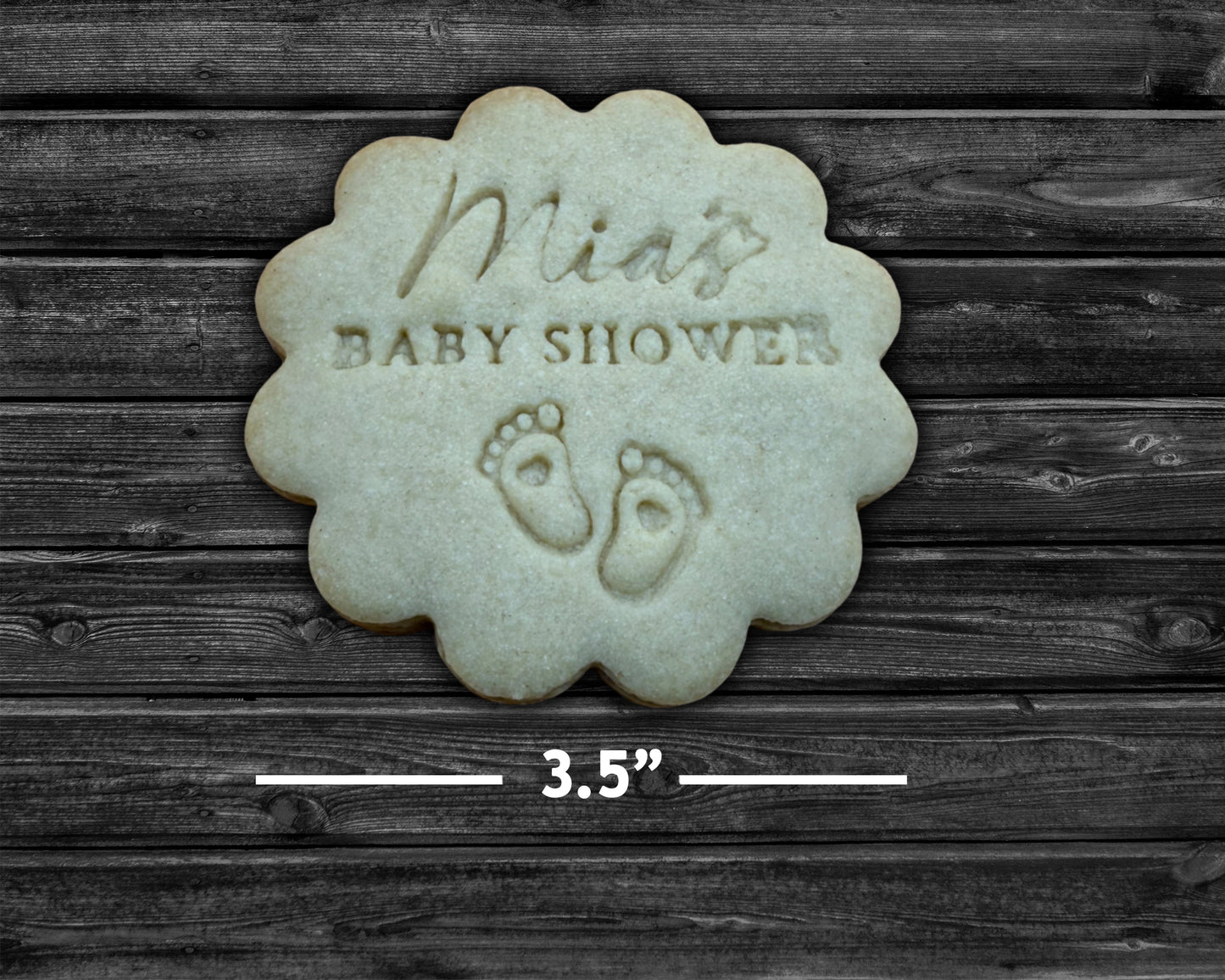 Custom Baby Shower Cookie Cutter & Stamp