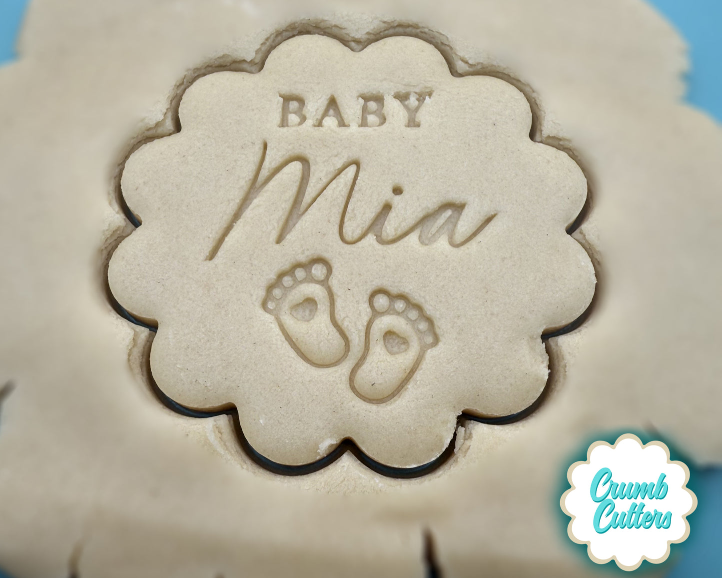 Custom Baby Name Cookie Cutter & Stamp