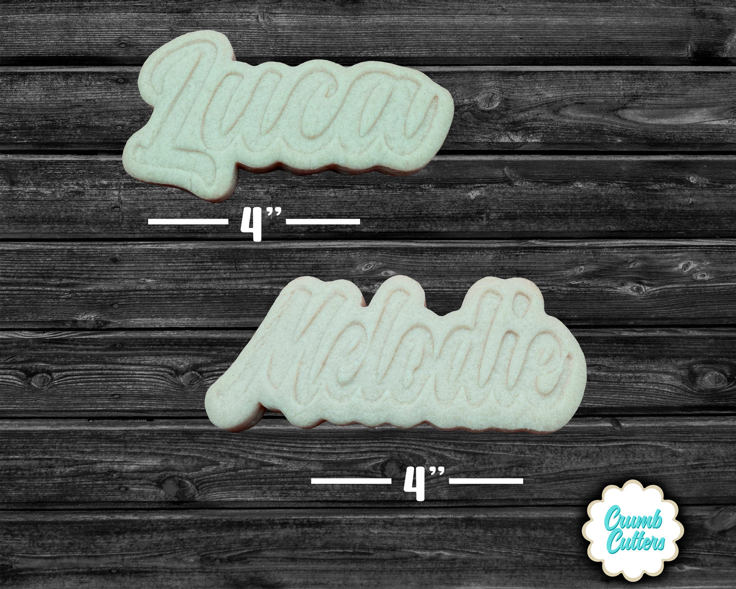Custom Name Cookie Cutter & Stamp