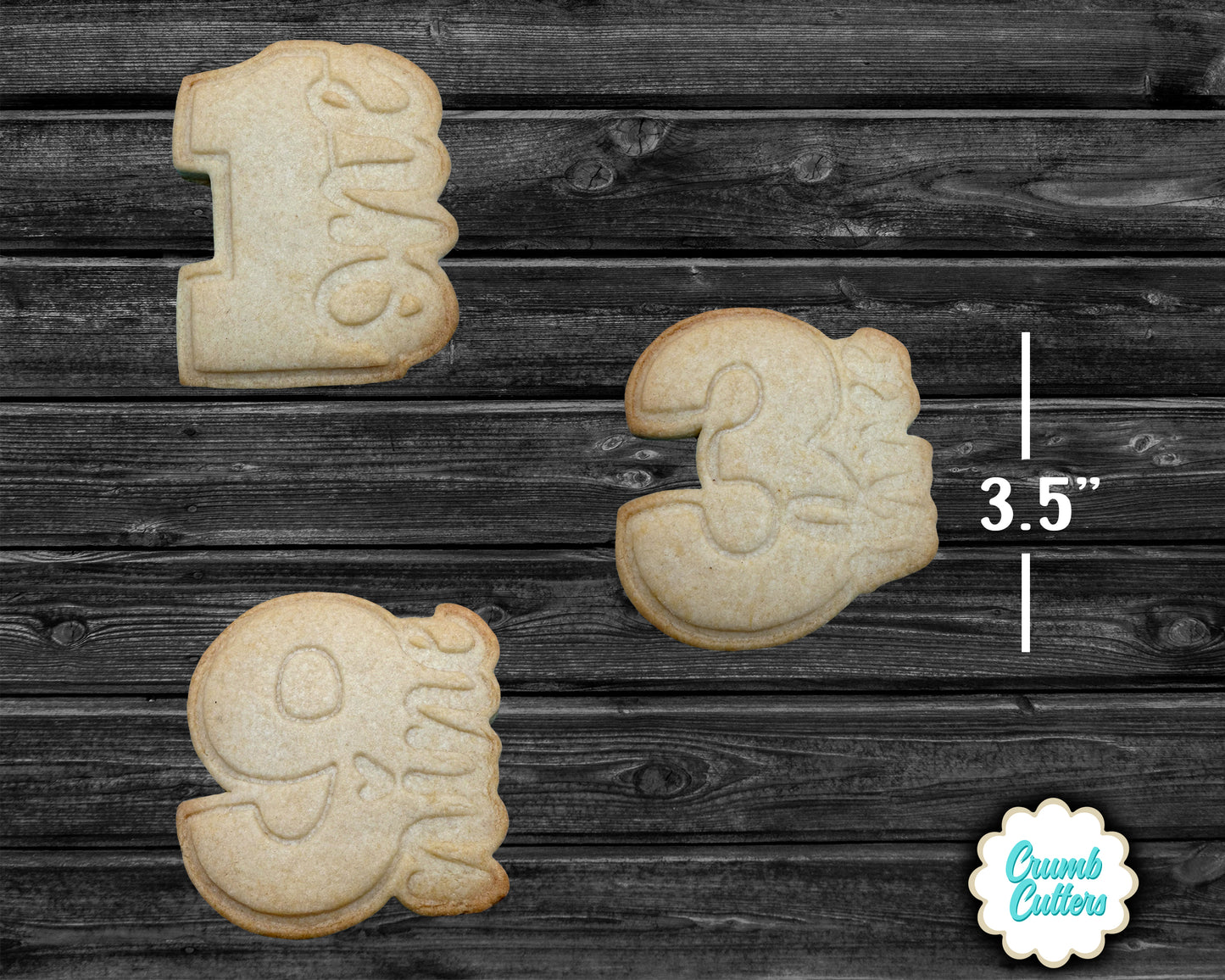 Number Cookie Cutter & Stamp