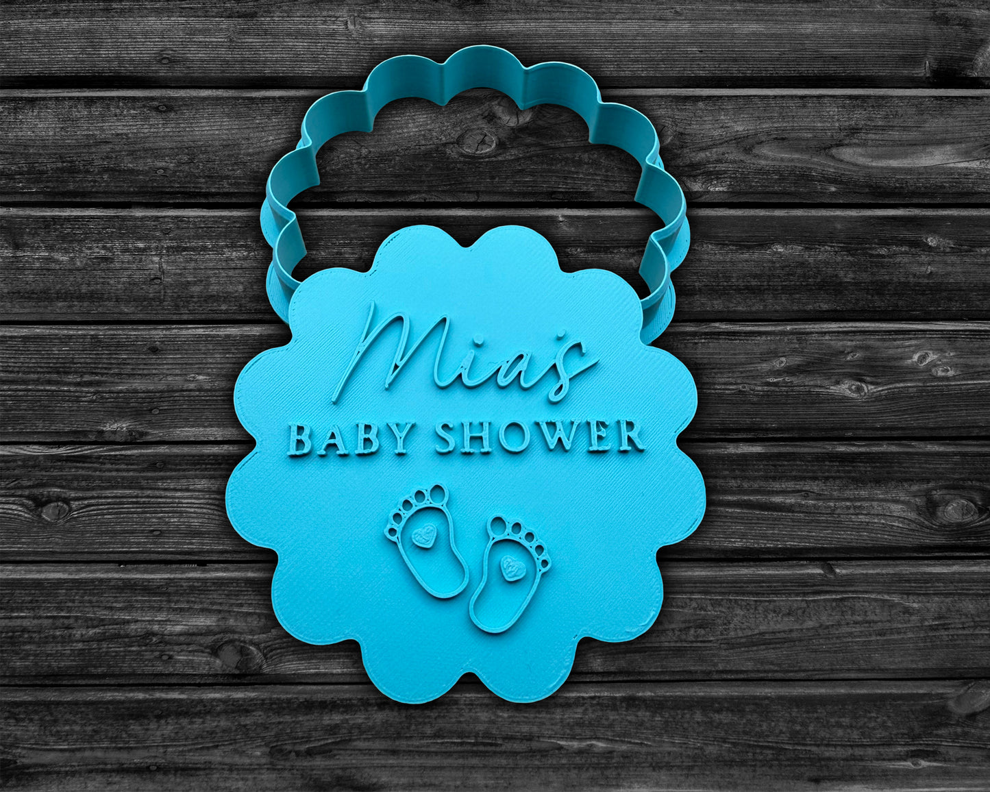 Custom Baby Shower Cookie Cutter & Stamp