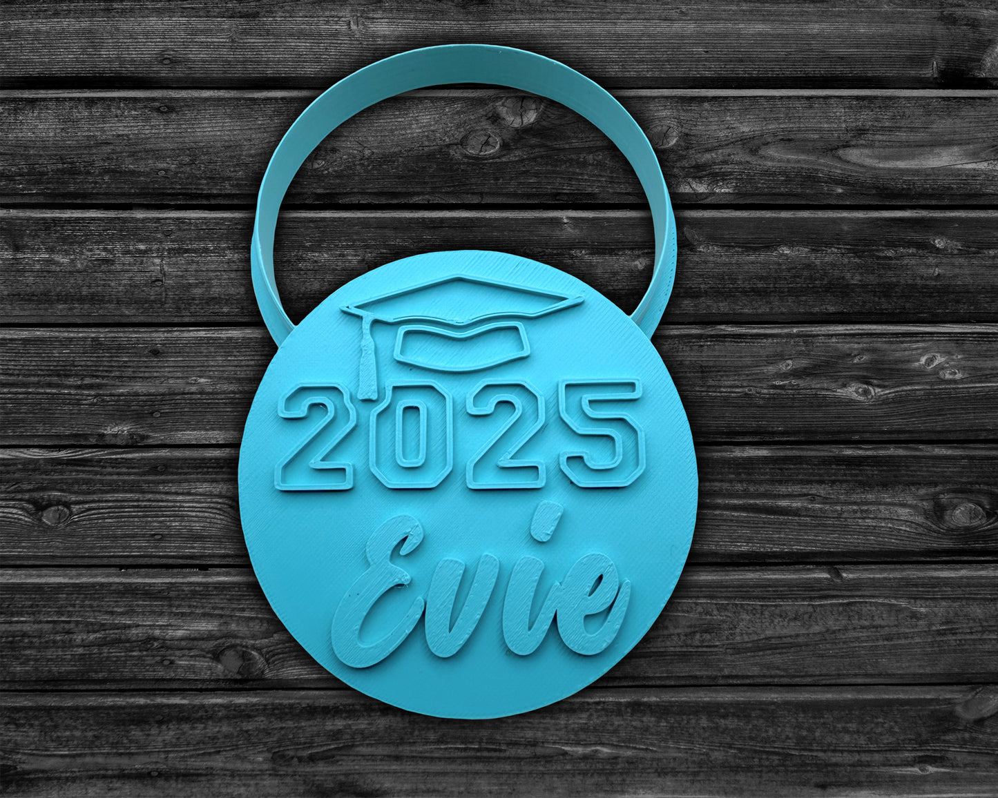 Custom Graduation Cookie Cutter & Stamp