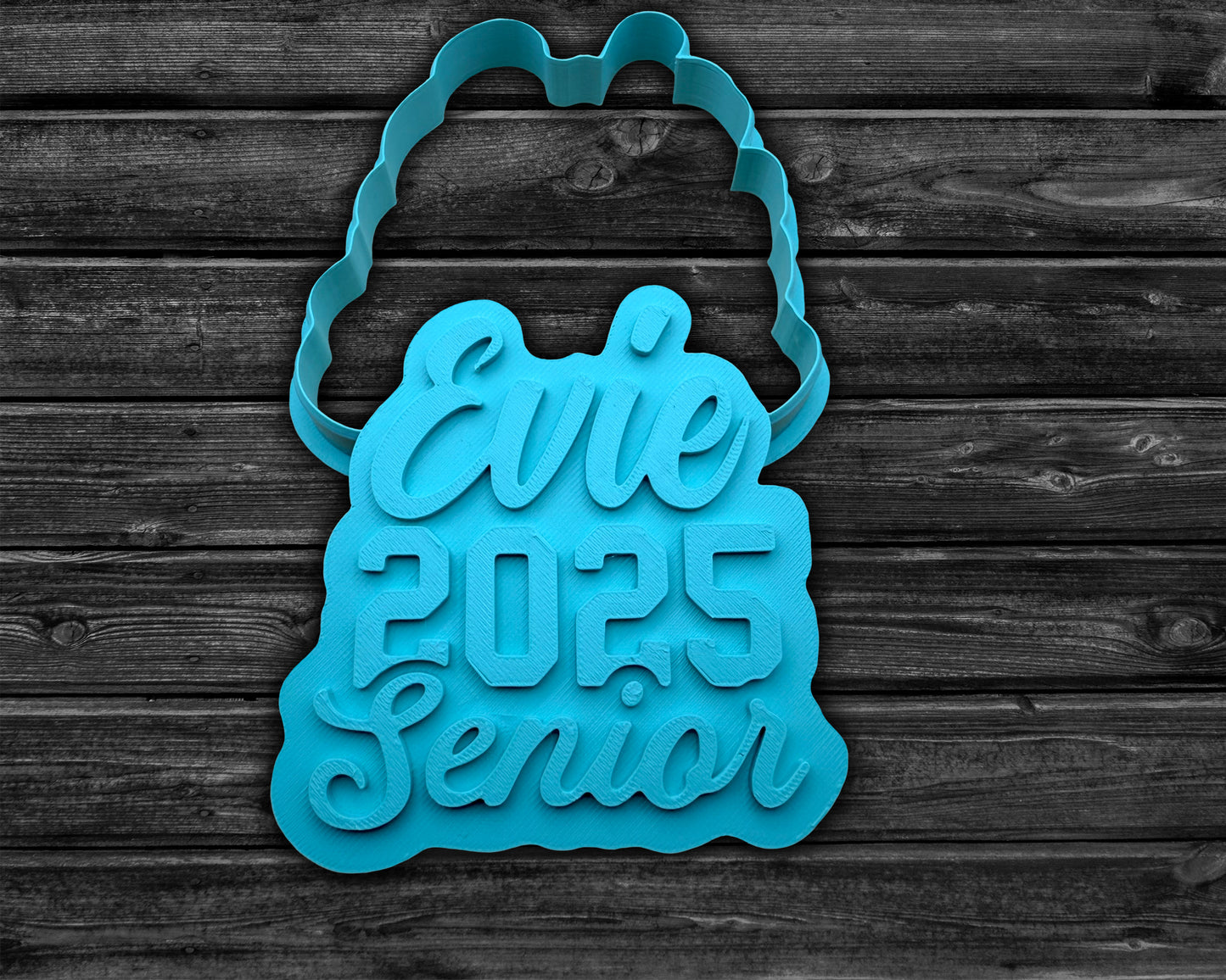 Custom Graduation Cookie Cutter & Stamp