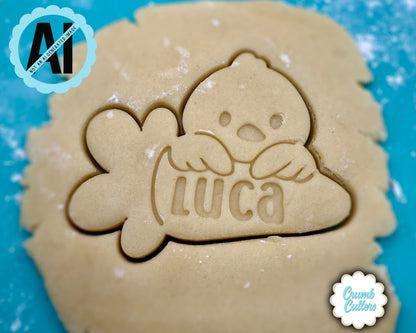 Custom Easter Cookie Cutter & Stamp - Crumb Cutters