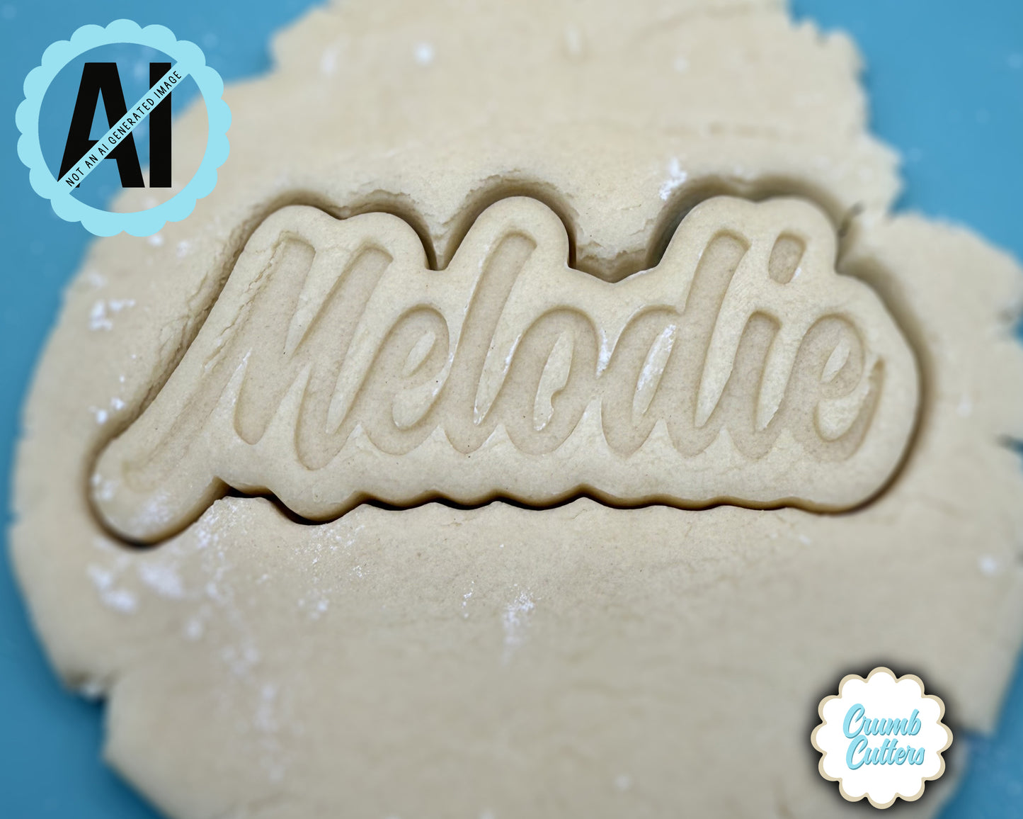 Custom Name Cookie Cutter & Stamp - Crumb Cutters