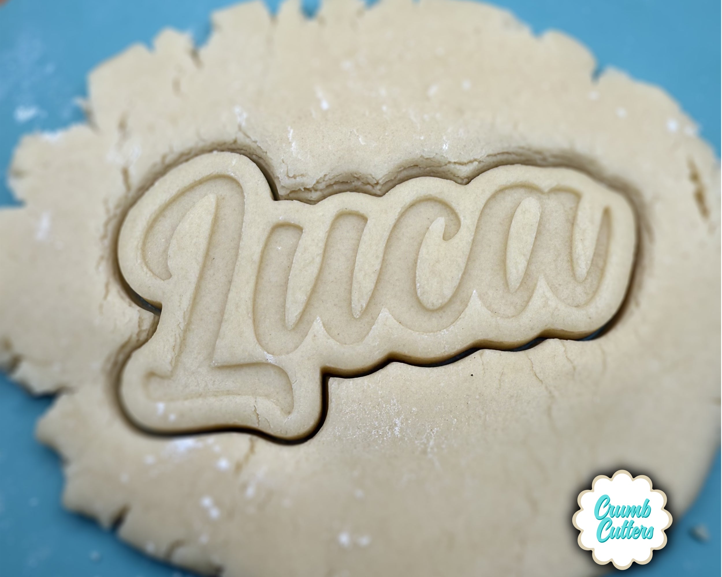 Custom Name Cookie Cutter & Stamp - Crumb Cutters