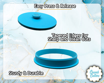 Custom Easter Cookie Cutter & Stamp - Crumb Cutters